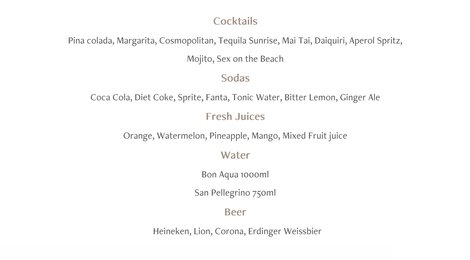 Anantara Kihavah Maldives Villas Beverage Packages Gold Platinum, 121