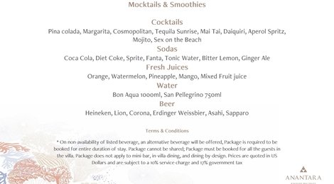 На фото: Anantara Kihavah Maldives Villas Beverage Packages Gold Platinum, 125 Anantara Kihavah Maldives Villas Beverage Packages Gold Platinum, 125