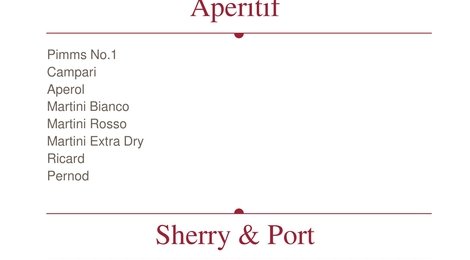 NH Collection Maldives Havodda Resort Beverage List, 124