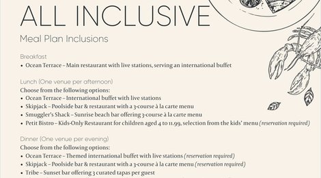 Avani Plus Fares Maldives Resort Meal Plan Inclusions, 126