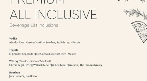 Avani Plus Fares Maldives Resort Meal Plan Inclusions, 130