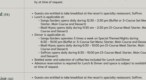 Banyan Tree Vabbinfaru Dine Around Brochure, 119