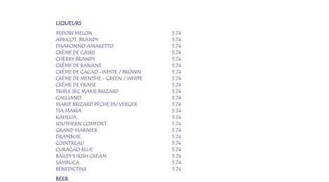 На фото: Medhufushi Island Resort Beverage Menu, 122 Medhufushi Island Resort Beverage Menu, 122