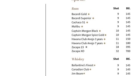 На фото: Kuredhivaru Resort and Spa Beverage Menu 2025, 120 Kuredhivaru Resort and Spa Beverage Menu 2025, 120