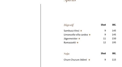 На фото: Kuredhivaru Resort and Spa Beverage Menu 2025, 126 Kuredhivaru Resort and Spa Beverage Menu 2025, 126