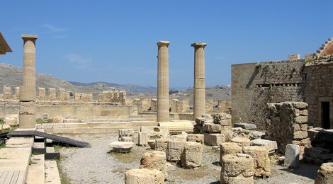 На фото: Акрополь в Линдосе, 118 Акрополь в Линдосе, 118