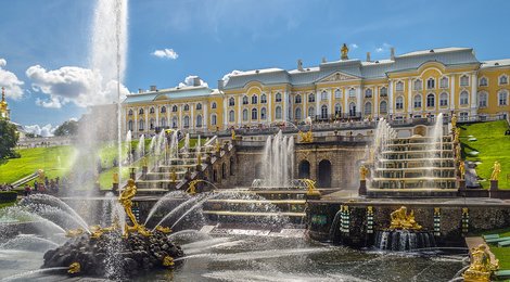 На фото: Большой каскад в Петергофе, 118 Большой каскад в Петергофе, 118
