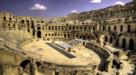 На фото: Колизей в Эль-Джеме, 118 Колизей в Эль-Джеме, 118