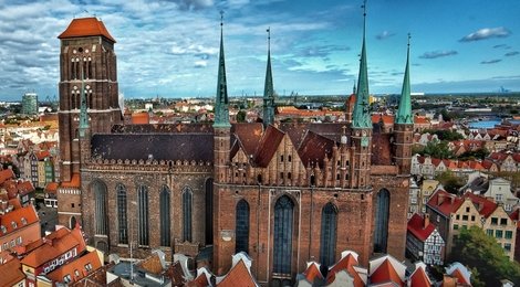 На фото: Мариацкий костел в Гданьске, 118 Мариацкий костел в Гданьске, 118