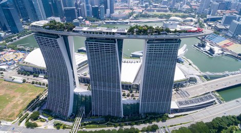 На фото: Marina Bay Sands , 121 Marina Bay Sands , 121