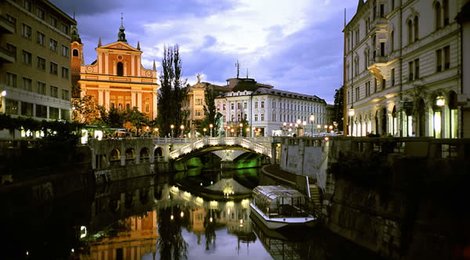 На фото: Тройной мост в Любляне, 118 Тройной мост в Любляне, 118