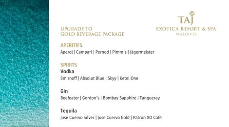 На фото: Taj Exotica Resort & Spa Beverage Package, 123 Taj Exotica Resort & Spa Beverage Package, 123